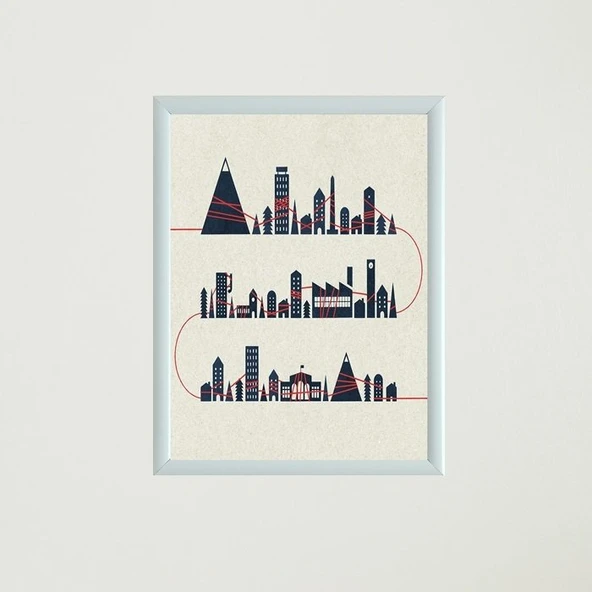 Çerçeveli Poster Tablo T1327 - Resim 2