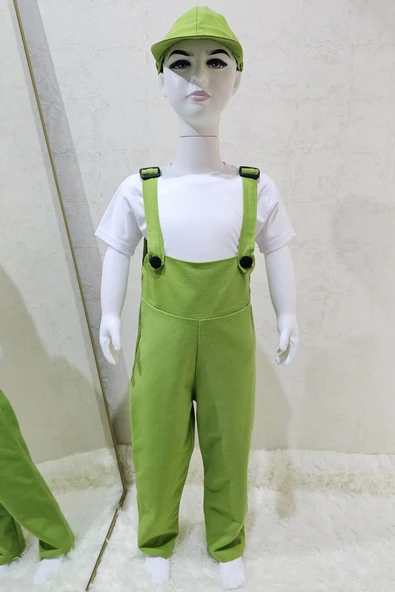 Bahçıvan Tulum ve Şapka Set Yeşil ürün görseli 1