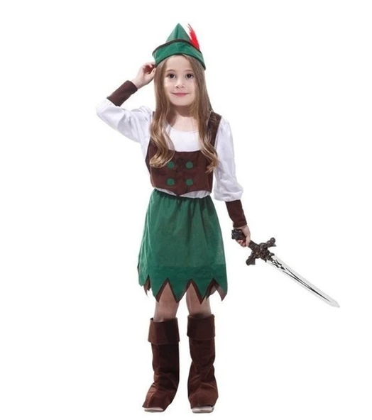 Robin Hood Kostümü Kız - Resim 2