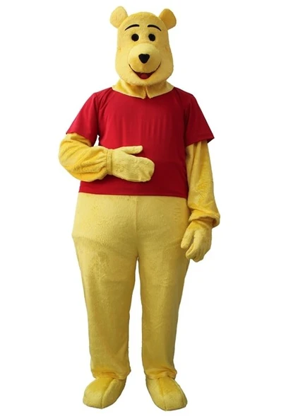 Winnie The Pooh Kostümü Yetişkin ürün görseli 1