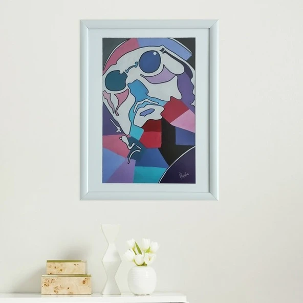 Leon Çerçeveli Poster Tablo - Resim 2