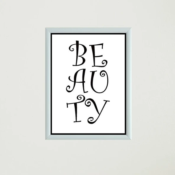 Beauty Çerçeveli Poster Tablo - Resim 5