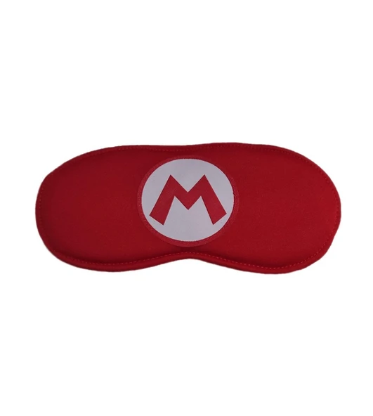 Süper Mario Amblemli Uyku Maskesi | Uyku Bandı ürün görseli 1
