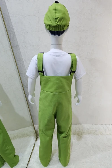 Bahçıvan Tulum ve Şapka Set Yeşil - Resim 4