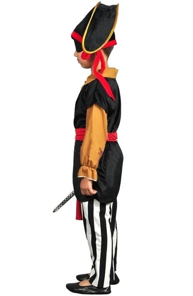 Korsan Jack Sparrow Kostümü - Resim 4