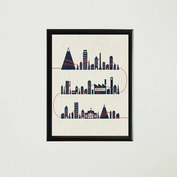 Çerçeveli Poster Tablo T1327 - Resim 5