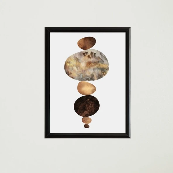 Denge Çerçeveli Poster Tablo - Resim 5