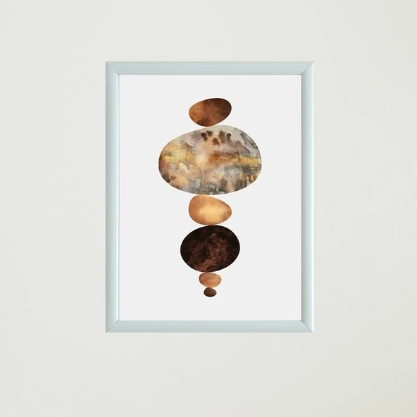 Denge Çerçeveli Poster Tablo - Resim 6