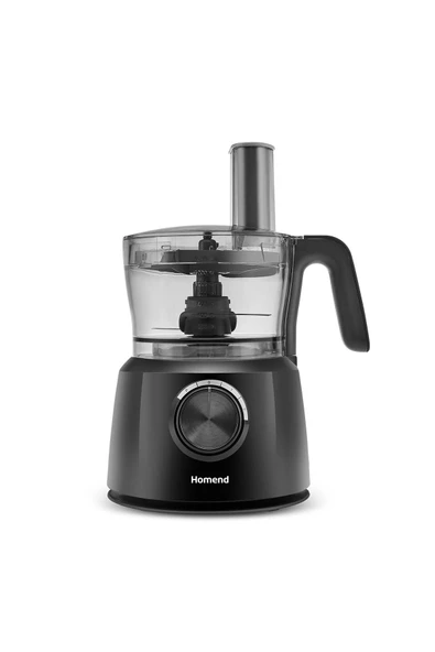 Homend Functionall 2845h Blender Hazneli Mutfak Robotu Siyah - Resim 2