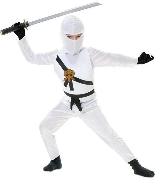Beyaz Ninja Kostümü - Resim 2