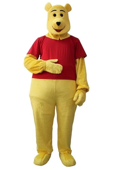 Winnie The Pooh Kostümü Yetişkin - Resim 3