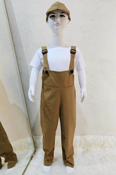 Bahçıvan Tulum ve Şapka Set Taba ürün görseli 1