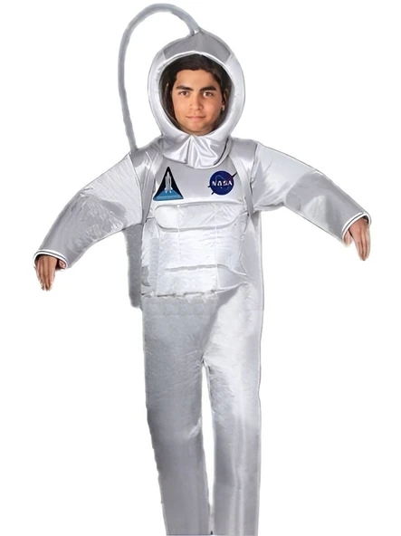 Nasa Logolu Astronot Kostümü Yetişkin ürün görseli 1