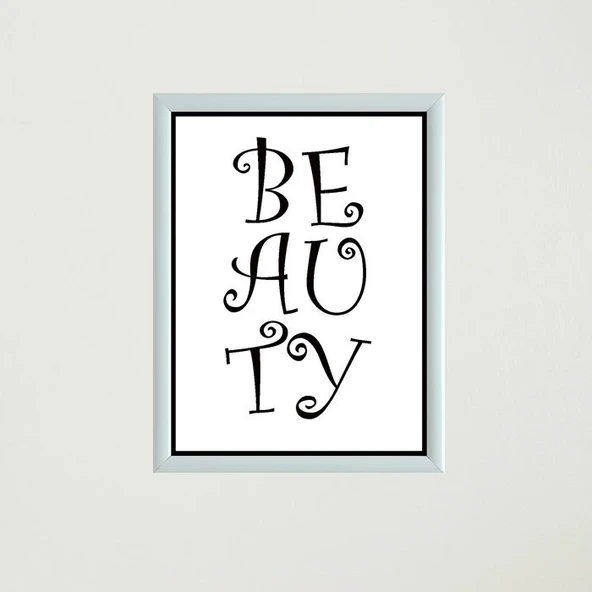 Beauty Çerçeveli Poster Tablo ürün görseli 1