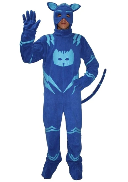 Pijamaskeliler Kedi Çocuk Kostümü Yetişkin ürün görseli 1