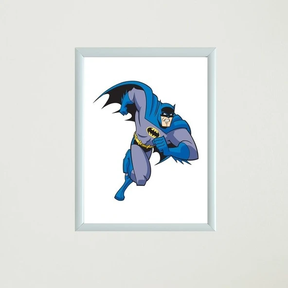 Batman Çerçeveli Poster Tablo Model-1 ürün görseli 1
