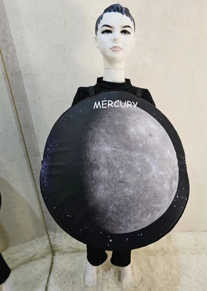 Merkür Gezegeni Kostümü | Uzayda Merkür Kostümü ürün görseli 1