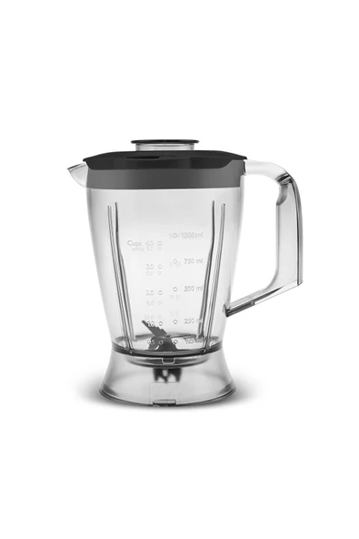 Homend Functionall 2845h Blender Hazneli Mutfak Robotu Siyah - Resim 4