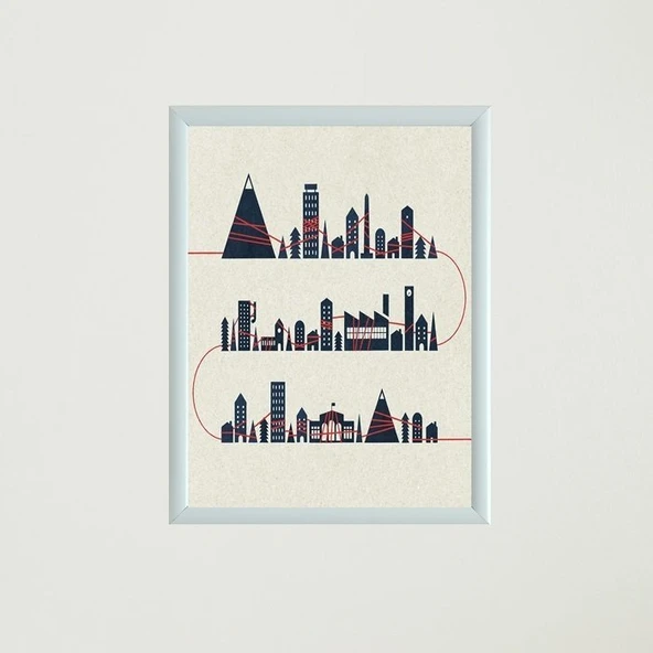 Çerçeveli Poster Tablo T1327 - Resim 6