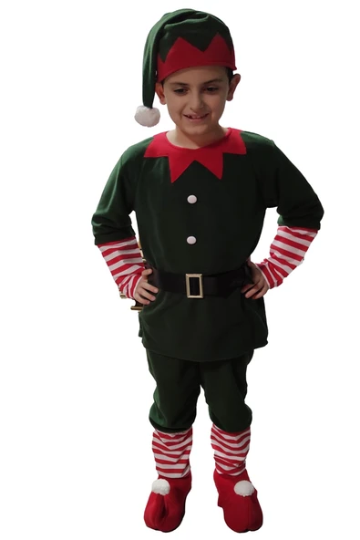 Noel Cini Erkek Çocuk Elf Kostümü ürün görseli 1