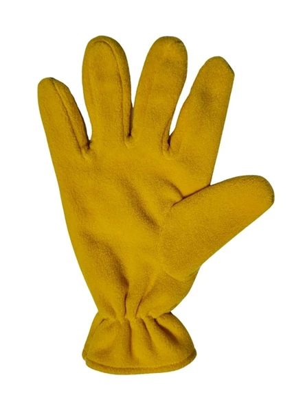 Yetişkin Sarı Polar Eldiven - Resim 4