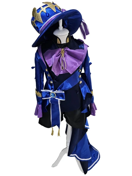 Yetişkin Genshin İmpact Furina Cosplay Anime Kostümü ürün görseli 1