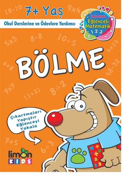 İlk Okul Eğlenceli Matematik Çıkartmalı Bölme ürün görseli 1