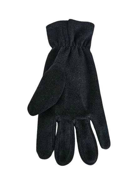 Çocuk Siyah Polar Eldiven - Resim 3