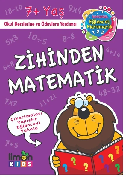 İlk Okul Eğlenceli Matematik Çıkartmalı Zihinden Matematik ürün görseli 1