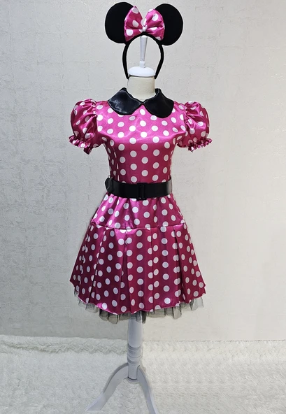 Yetişkin Minnie Mouse Kostümü Pembe ürün görseli 1