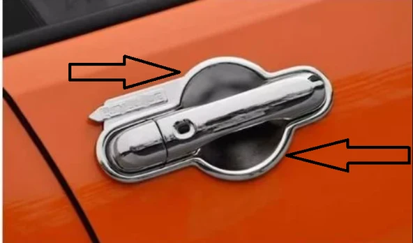 Jeep Renegade Uyumlu Kapı Kolu İç Kaplama ABS (Plastik) Krom ürün görseli 1