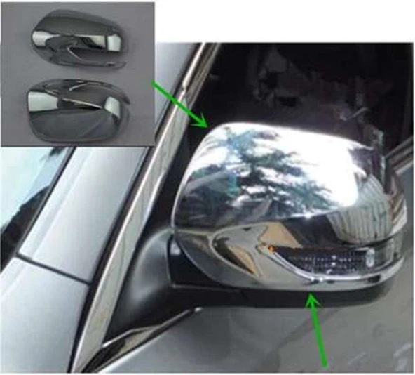 Subaru Forester Uyumlu 2009 2012 Ayna Kapağı ABS (Plastik) Krom ürün görseli 1
