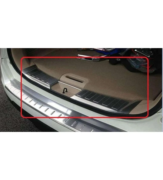 Nissan X-Trail 2018 2021 Arası Uyumlu Arka Tampon Eşiği Krom ürün görseli 1
