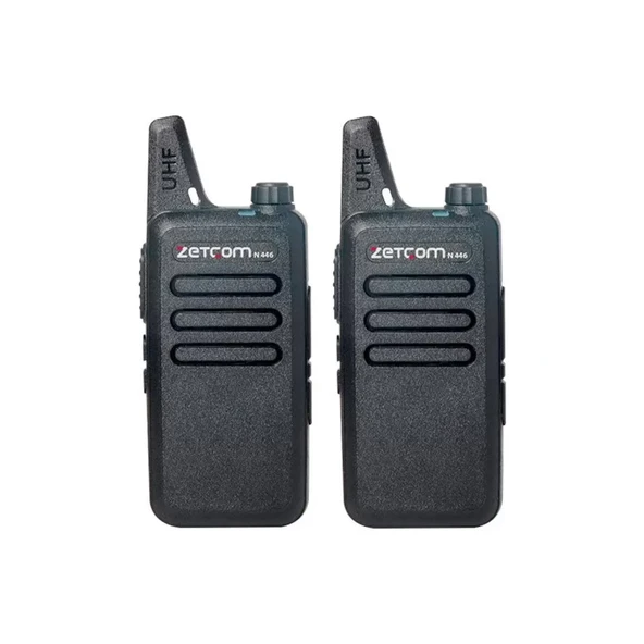 Zetcom Pmr N446 Lisanssız El Telsizi (2'Li Set) TÜRKÇE SESLİ ürün görseli 1