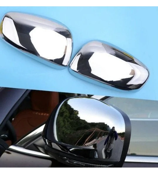 Renault Kadjar Uyumlu 2015 Sonrası Ayna Kapağı ABS Krom 2 Parç. ürün görseli 1