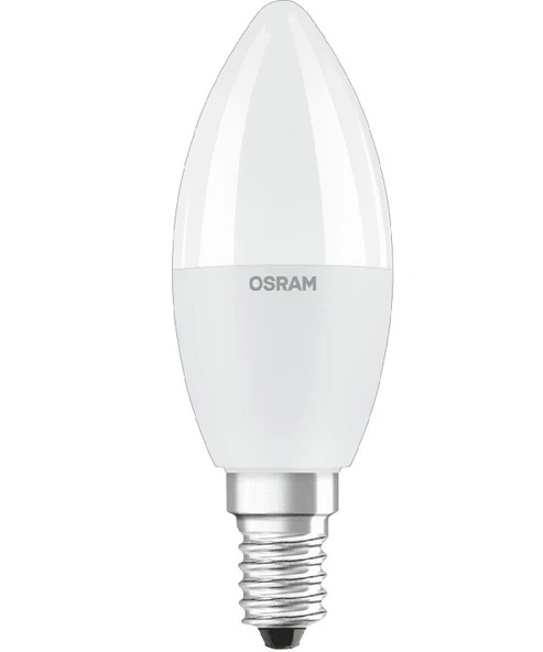 Osram E-14 Duy 4,9 W Beyaz Işık Led Ampul 3 Lü Paket ürün görseli 1