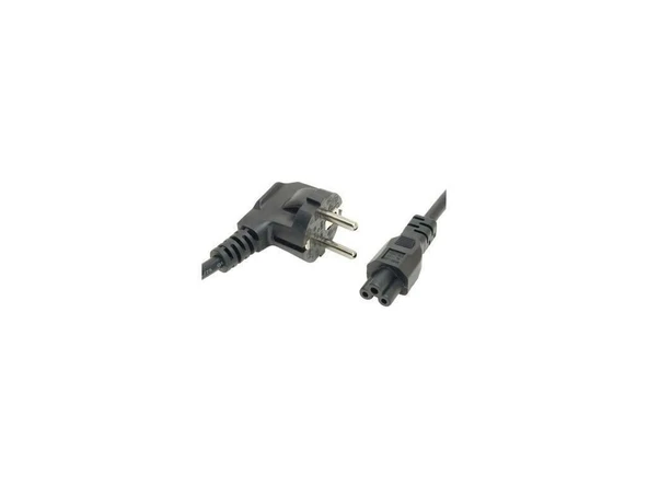 ASUS AC06C05EU INTEL AC POWER LEADS BULK AC CORD - 0.6M / 2FT C5 CONNECTOR EU PLUG SINGLE PACK BLACK ürün görseli 1
