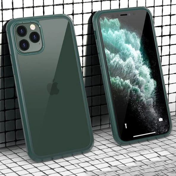 iPhone 11 Pro Max Kılıf Ön Arka Tam Kapatan Premium 360 Tam Koruma Lüx Kapak ürün görseli 1