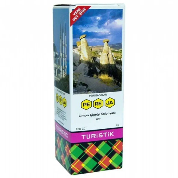 Pereja Limon Çiçeği Kolonyası 200 ml Pet Ambalaj-80 Derece ürün görseli 1