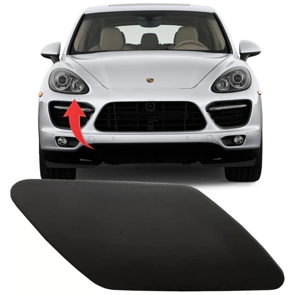 Porsche Cayenne Sağ Far Yıkama Kapağı 2011-2015 95862830300 ürün görseli 1