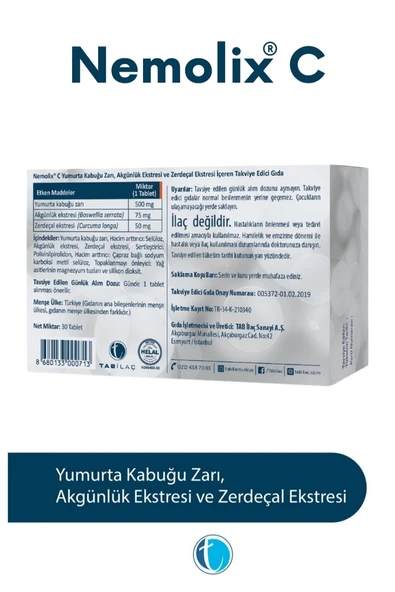 Nemolix C 30 Tablet - Resim 2