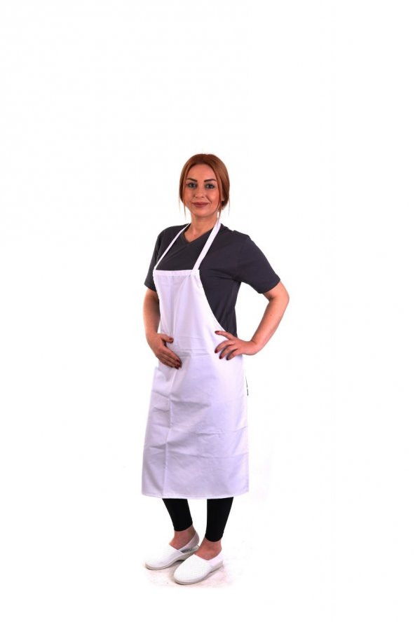 ESER - Alpaka Ön Önlük - Beyaz - Resim 2