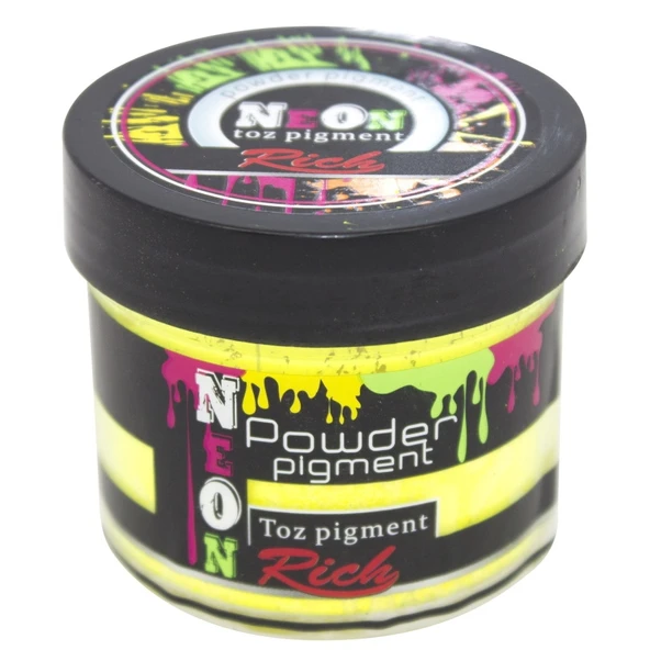 Rich Neon Powder Pigment 60 cc. 11014 Sari ürün görseli 1