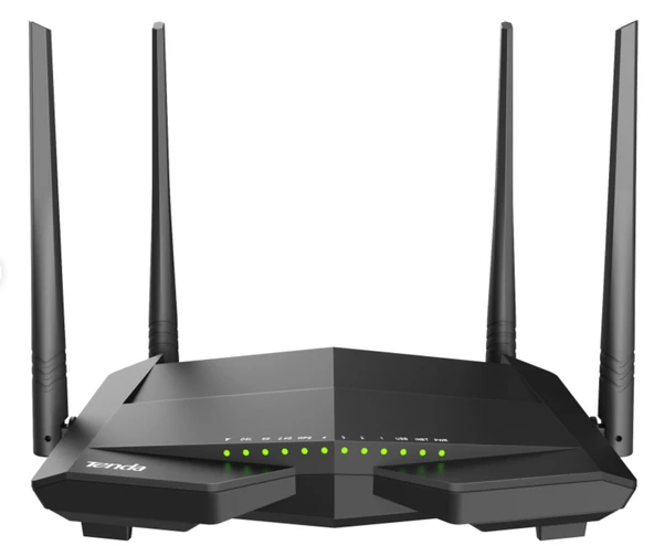 TENDA V12 AC1200 4PORT ADSL/VDSL 1200Mbps MODEM/ROUTER ürün görseli 1