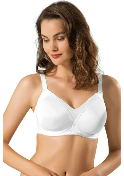 LE JARDİN 9150-B TOPARLAYICI TELSİZ SOFT CUP SÜTYEN  BEYAZ ürün görseli 1