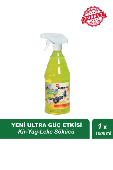Yeni Ultra Güç Etkisi (KİR-YAĞ-LEKE SÖKÜCÜ) 1000 ml X1 Adet ürün görseli 1