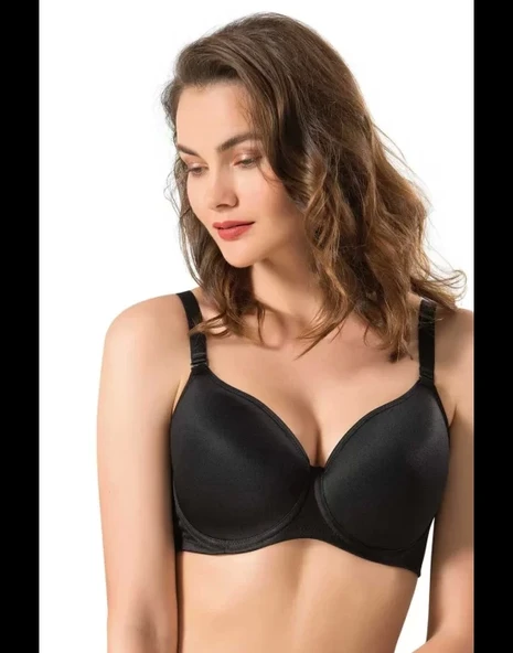 LE JARDİN 9150-B TOPARLAYICI TELSİZ SOFT CUP SÜTYEN SİYAH ürün görseli 1
