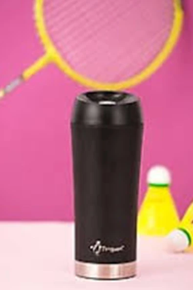 Penguen-3027 Siyah Mug Termos 400ml - Resim 2