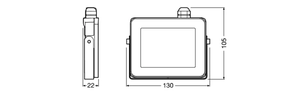 Osram Ldeco Fl 20W 3000K Sensörlü Led Projektör - Resim 2