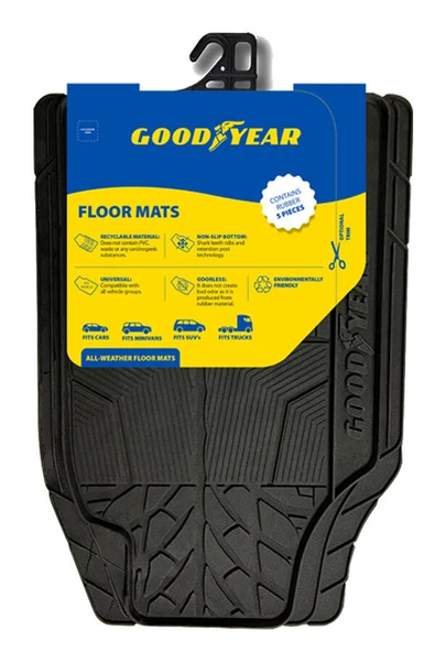 GOODYEAR Tüm Araçlara Uyumlu Universal 3D Havuzlu Oto Paspas ürün görseli 1